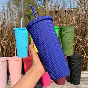 Hard Plastic Cups With Lid And Straw Kids Smoothie Black Kawaii Cute  Reusable Juice Water Drinking Items Bottle Portable Party - AliExpress