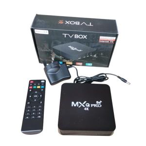 Mxq Pro 8GB Ram + 128GB ROM 4K Resolution Support, High-Quality Visual Experience, Enhanced Video Quality, Ultra High Quality display output 4K Ultra HD Resolution Smart Android TV Box