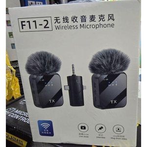 F11-2 Dual Lavalier Wireless Microphone System for Vlogging and Social Media