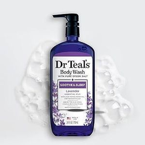 Dr Teal'S Body Wash with Pure  Salt, Soothe & Sleep with Lavender- 710ml