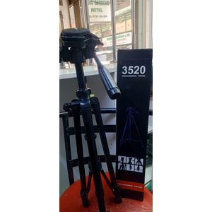 Weifeng WT-3520 3-Way Pan Head Tripod for DSLR Cameras, Smartphones, and Tablets