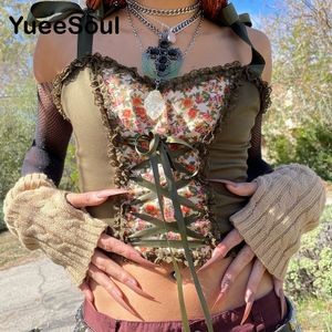 Womens Corset Top Sexy Summer Going Out Crop Tops Y2k Cute Boned Straps  Backless Bustier Bra