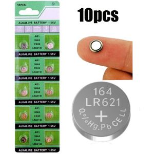 LR621 AG1 SR621 1.55V Alkaline Button Cell Battery For Calculator, Watch,  and Toys Batteries