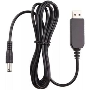 USB Power Cable to Adapter Jack 5.5 x 5.2mm 5V to 12V
