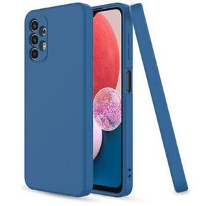 Soft Flexible Silicone Case for Samsung Galaxy A23, Shockproof Anti-Scratch Slim TPU Protective Back Cover (Blue)