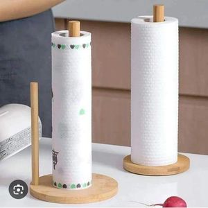 Bamboo tissue/paper towel holder