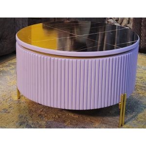 Single round nest table