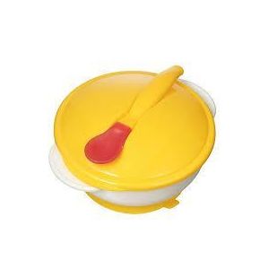 new feeding  bowl with suction and spoon