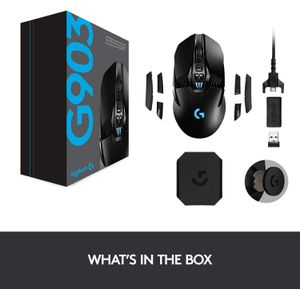 Logitech G903 Bluetooth Wireless Gaming Mouse With HERO 25K