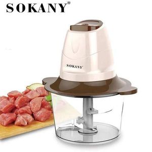 Sokany 2.0L  Multi Chopper & Mincer,300W Food Grinder Chopper,2 Speed, Detachable SS Blades,for Chopping, Ice Crushing, Meat Mincing, Grinding, Pureeing