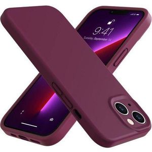 IPhone 15 Silicone Cover (maroon)