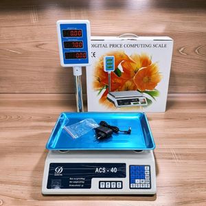 Zero Tracking Memory Keys ACS 40 Upto 40Kgs Computerized Electronic Weight and Price Computing Digital Weighing Scale