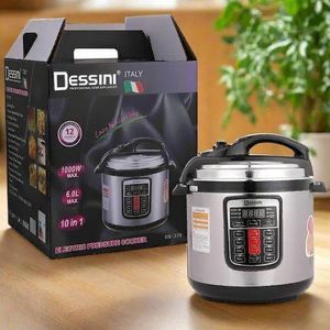 Dessini 10 in 1 , 6 Ltr High Quality Multi-functional Electric Pressure Cooker/rice Cooker 