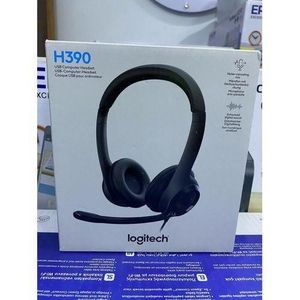 Logitech  H390 USB Headset - Noise Cancelling Mic, Black