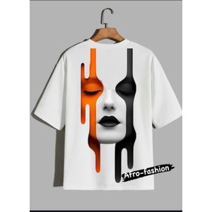 Fashion Design High quality white unisex t-shirt 