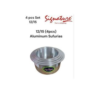 Signature 4PCs Set Premium Quality Aluminium Sufurias Cookware Set