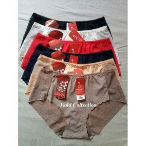 3PCS underwear 3PC Colors Random Women's Seamless Ice Silk Panties Quick Drying Underwear Ladies Cotton Crotch Comfy Invisible Briefs