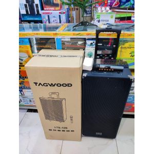 TAGWOOD LTS-12B Rechargeable Portable Speaker with 12" Double Speaker