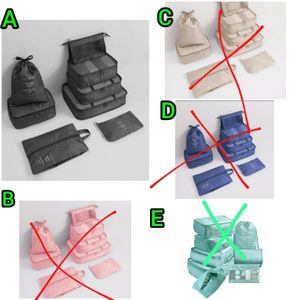 8PCS Travel Organizer Set for Suitcase with Toiletry Case – Oxford Material Packing Cubes with Breathable Mesh & Double Zippers