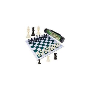 Portable Tournament Chess Board Game Mat+FREE Carrier Bag.