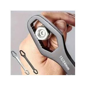 Universal Double-Ended Self-Tightening Wrench (3–17mm Range) – Multi-Function Chrome Vanadium Steel Torx Spanner for Home Maintenance, Bicycle, Car, and Mechanical Repairs