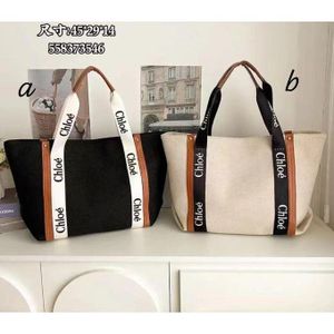 Big size Chloe tote bag BLACK