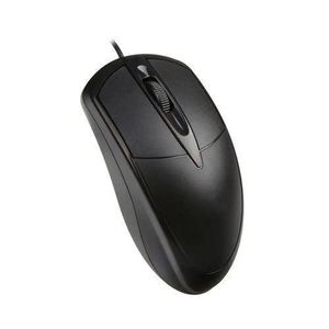 White  Label Wired USB Mouse - Black