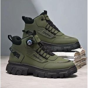 Waterproof Microfiber Leather Outdoor Shoes jungle green EU 42