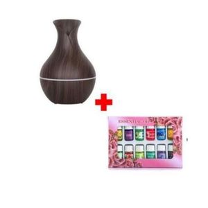 USB Aromatherapy Ultrasonic Humidifier Scent Diffuser + 12pcs Essential Oils