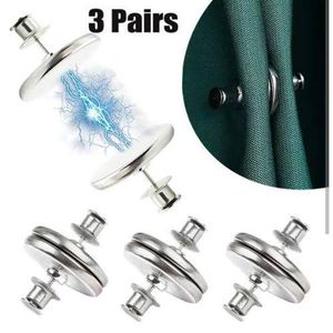 No Curtain Gap Magnetic Holders/Buttons – DIY Magnetic Curtain Closures