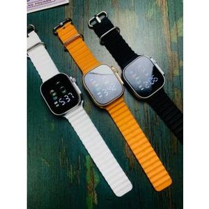 4 In 1 Smart Watch, 2 Different Straps, Bluetooth Calling, Free Earpods, Wireless Charging, For Men And Women