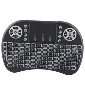 Mini Wireless Keyboard with Touchpad Mouse Combo Remote Control with Rechargeable Li-ion Battery and Multimedia Keys
