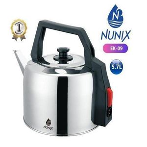Nunix  5.7ltrs Stainless Steel Electric Kettle , Extra Size Big Capacity Jug Kettles Automatic Hot Water Boiler Or Heater Jug Auto Shutoff EK-09