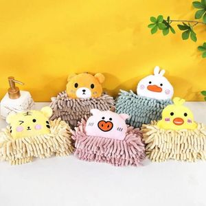 Cute Animal Chenille Hand Towels