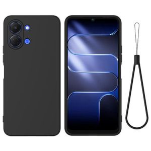 SOFT Tecno Pop 20 4G Solid Color Liquid Silicone Dropproof Full Coverage Phone Case