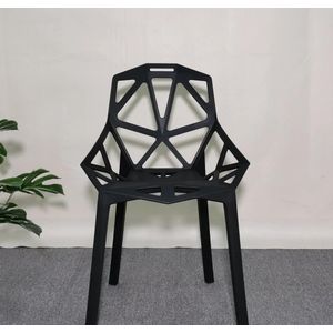 Modern simple geometric pattern like plastic chairs 