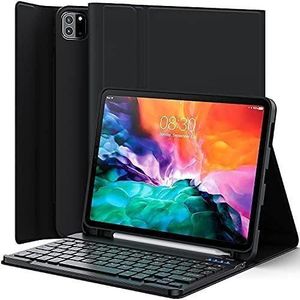 iPad Air 5th and 4th Gen 2022 and 2020 10.9 inch and iPad Pro 11 inch 4th, 3rd, 2nd, 1st Gen 2022, 2021, 2020, 2018 Keyboard Protective Case, Built-in Pencil Holder