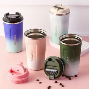 510ml Stainless Steel Leak-proof Thermos Mug Travel Thermos Flask Insulated Coffee Cup Water Bottle