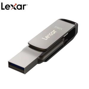 Lexar D400 USB Dual Flash Drive USB 3.1 Type C/A, Memory Stick Dual Slot USB Flash Drive 128GB For Mobile Phone Computer