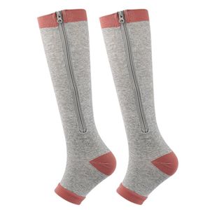 Compression Stockings With Zipper