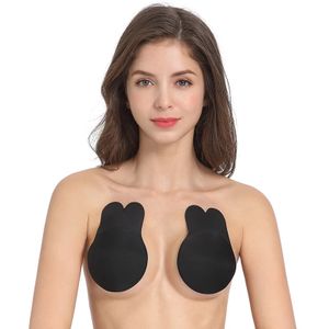 Fashion Silicone Adhesive Women Invisible Bra Cover Breast Pasties Reusable Lift  Up Tape Rabbit Bra 4xl 5xl