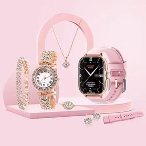A58 Plus Smart Watch Women with HD Display and Jewelry