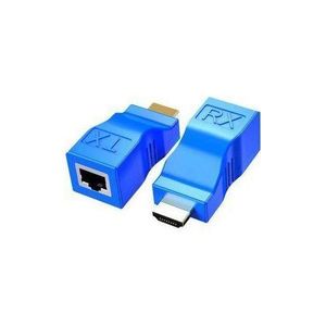 1 Pair RJ45 4K HDMI-compatible Extender Extension Up To 30m Over CAT5e Cat6 Network Ethernet LAN