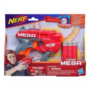 Nerf Hasbro N-Strike Talon Blaster E6189 – Single-Shot, Compact Design, Includes 3 AccuStrike Darts – Indoor/Outdoor Play
