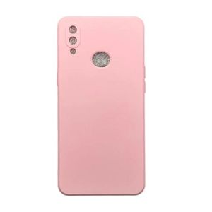 Soft Silicone Back Cover for Samsung Galaxy A10s - Pink, anti-fingerprint, anti-scratch, durable silicone case