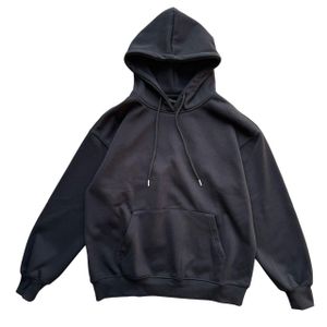 Unisex Black Heavy Hoodies 