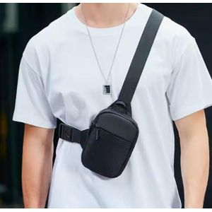 Mini Crossbody Messenger Bag - Men's Shoulder Sling Chest Pack & Phone Wallet