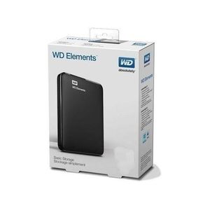  500GB External Hard Disk Drive With Cable - Black