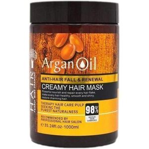 Argan  Oil ANTI-HAIR FALL & RENEWAL CREAMY HAIR MASK Powertul Nourish And Repairevery Hair Make Every Hair Healthy, Smooth And Shiny