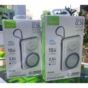 Bavin  Wireless Powerbank 20,000Mah 22.5W Fast Charging